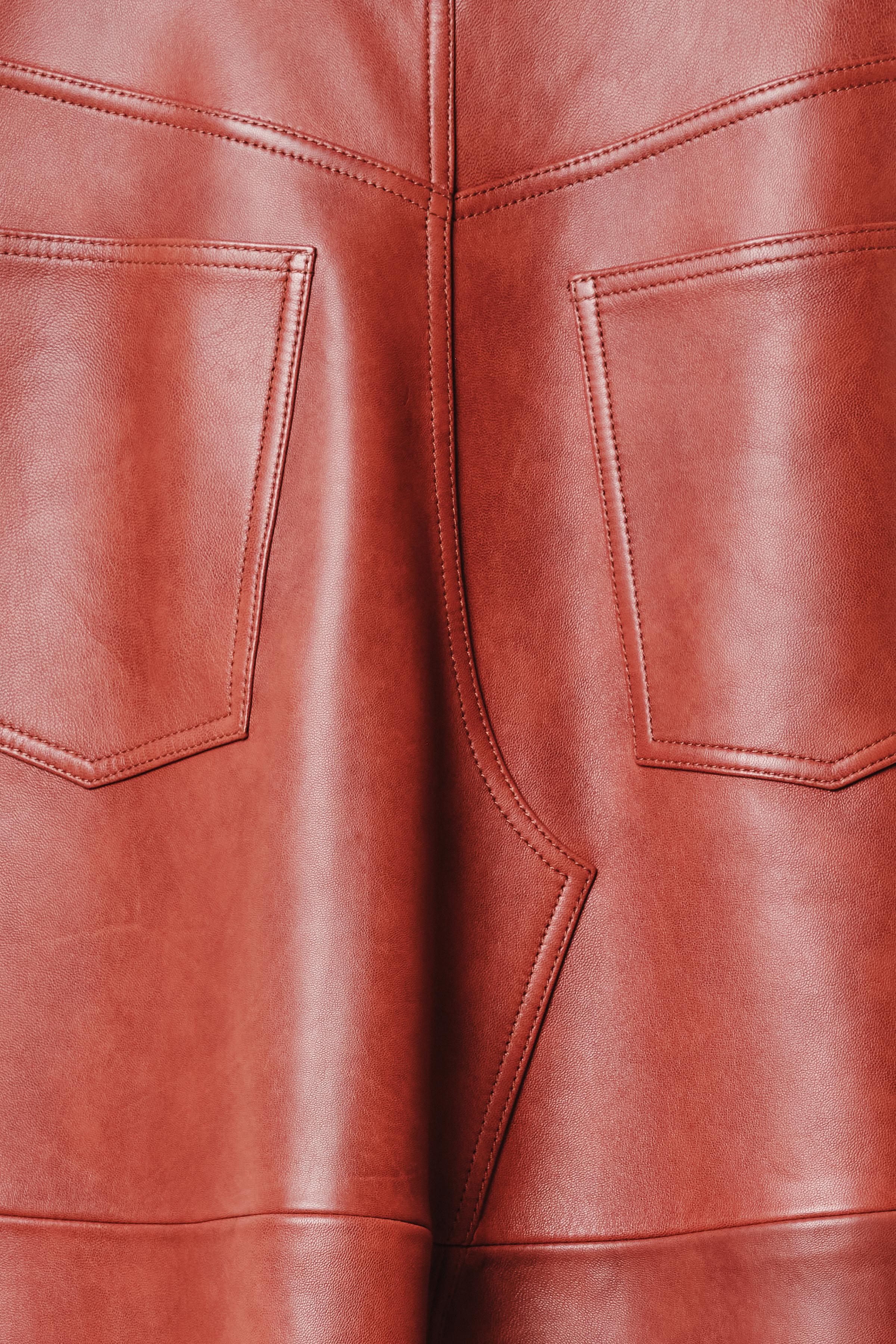 LEATHER MIDI SKIRT WILLY CHAVARRIA X ZARA